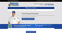 Desktop Screenshot of benfranklin-plumber.com